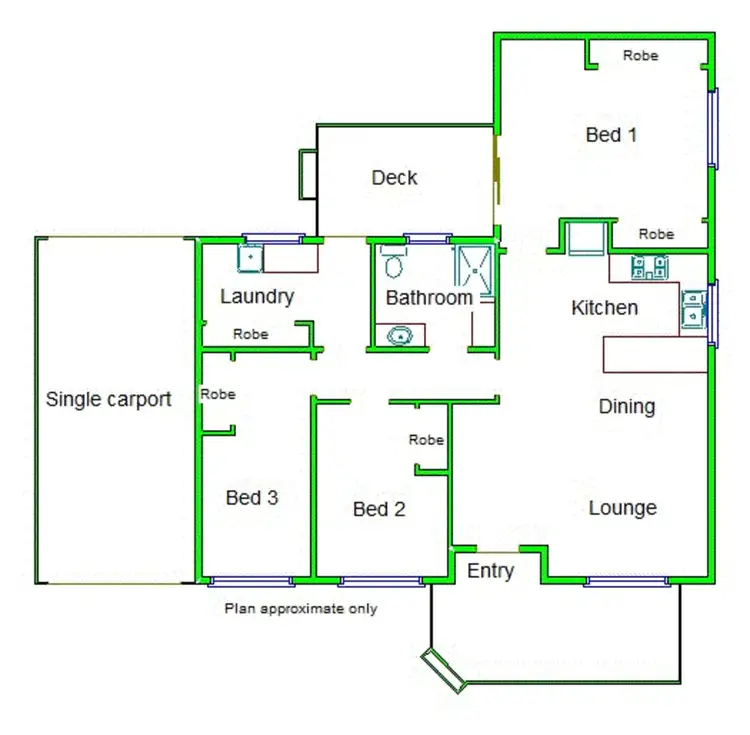 Floorplan of Homely house listing, 78 Numurkah Road, Shepparton VIC 3630