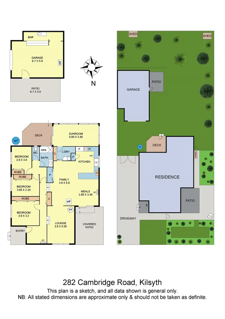 Floorplan of Homely house listing, 282 Cambridge Road, Kilsyth VIC 3137