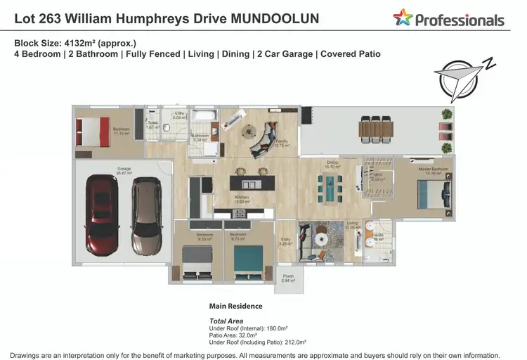 Floorplan of Homely house listing, 101-103 William Humphreys Drive, Mundoolun QLD 4285