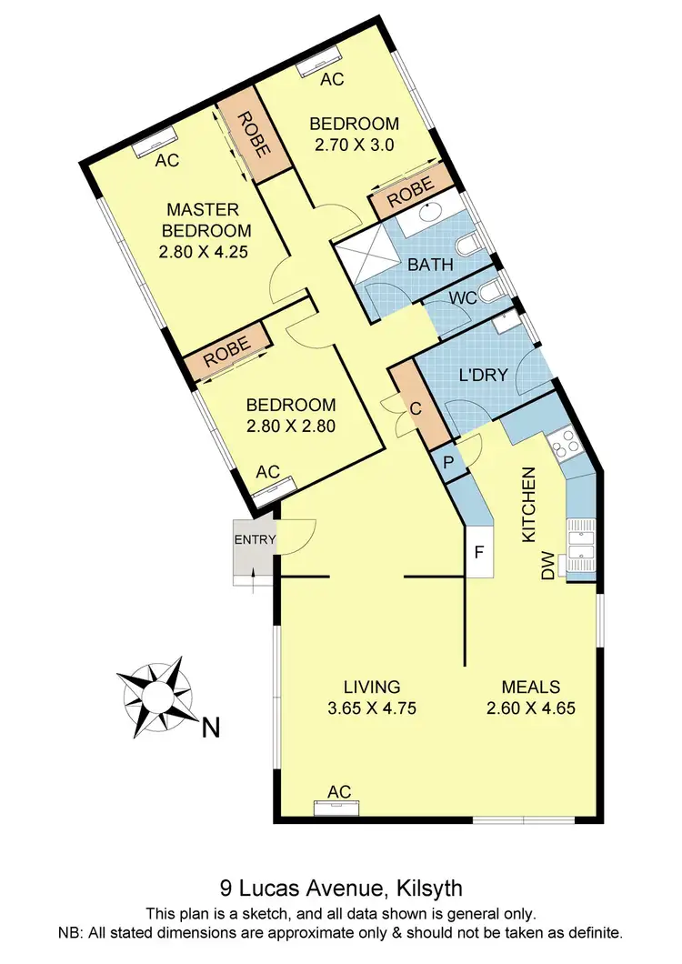 Floorplan of Homely house listing, 1/9 Lucas Avenue, Kilsyth VIC 3137