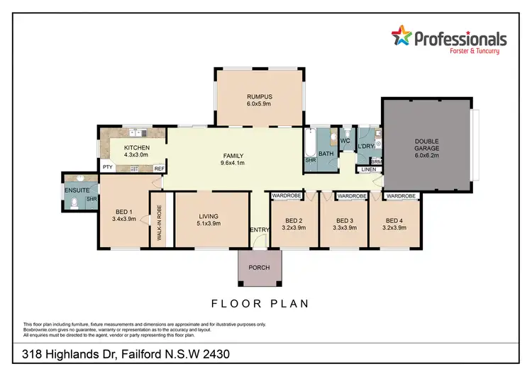 Floorplan of Homely house listing, 318 Highlands Drive, Failford NSW 2430