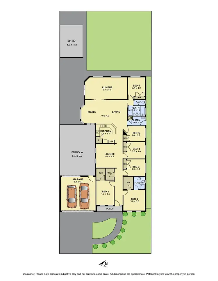 Floorplan of Homely house listing, 9 Belsay Place, Craigieburn VIC 3064