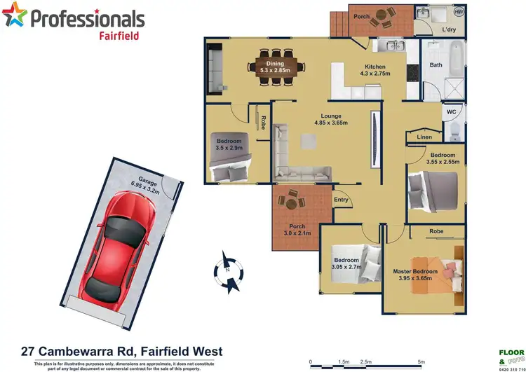 Floorplan of Homely house listing, 27 Cambewarra Road, Fairfield West NSW 2165