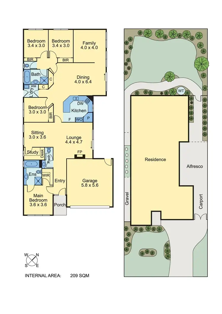 Floorplan of Homely house listing, 4 Wilkins Grove, Ringwood East VIC 3135
