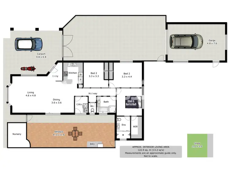 Floorplan of Homely house listing, 2 Lachlan Court, Wodonga VIC 3690