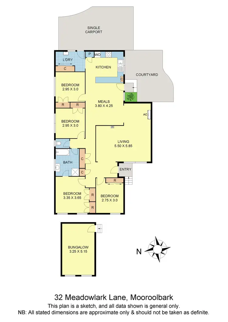 Floorplan of Homely house listing, 32 Meadowlark Lane, Mooroolbark VIC 3138