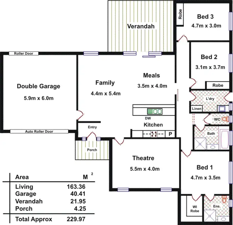 Floorplan of Homely house listing, 1B Keith Avenue, North Plympton SA 5037