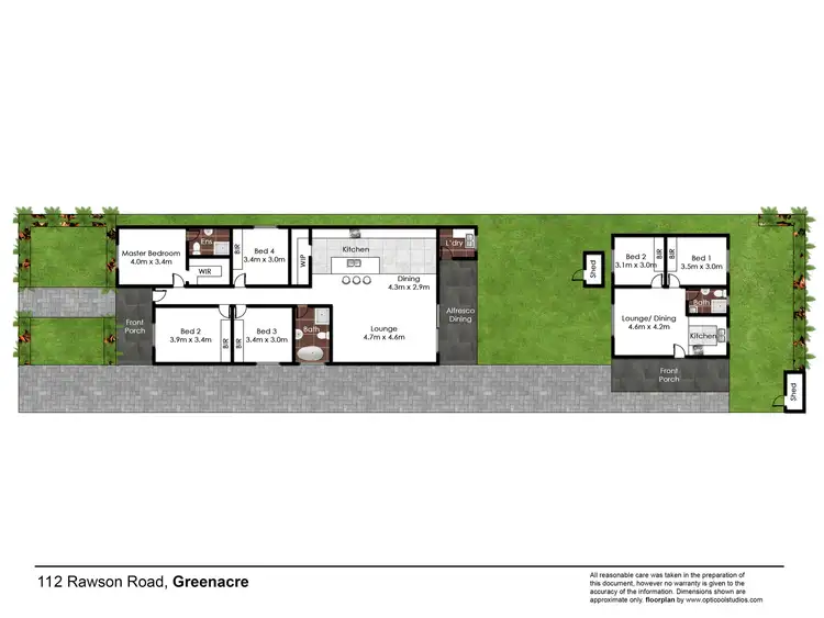 Floorplan of Homely house listing, 112 Rawson Road, Greenacre NSW 2190