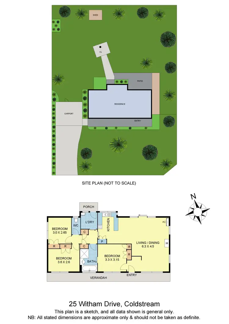 Floorplan of Homely house listing, 25 Witham Drive, Coldstream VIC 3770