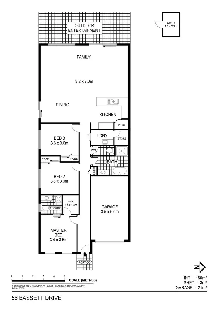 Floorplan of Homely house listing, 56a Bassett Drive, Strathfieldsaye VIC 3551