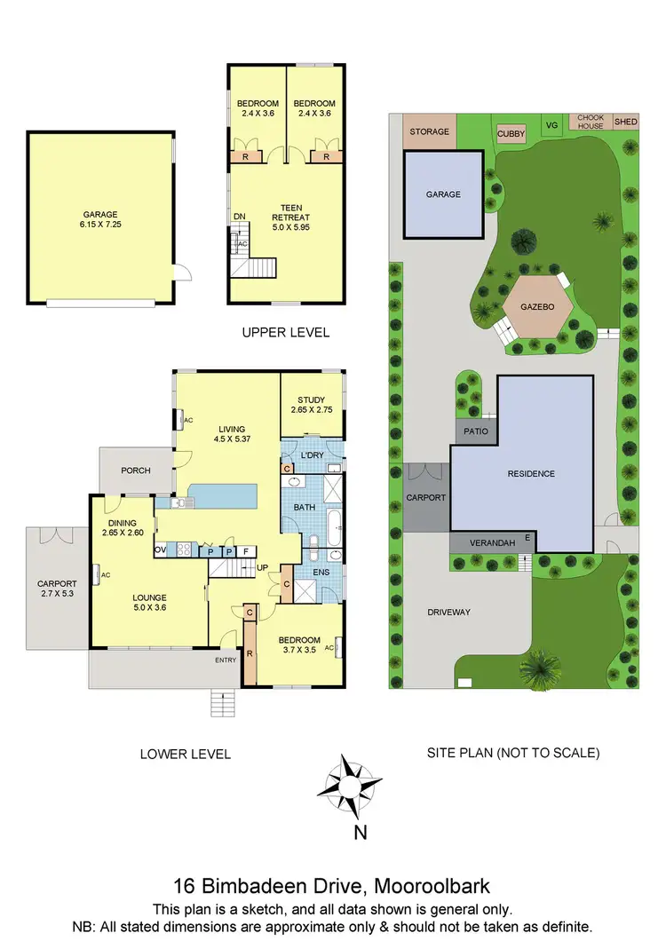 Floorplan of Homely house listing, 16 Bimbadeen Drive, Mooroolbark VIC 3138