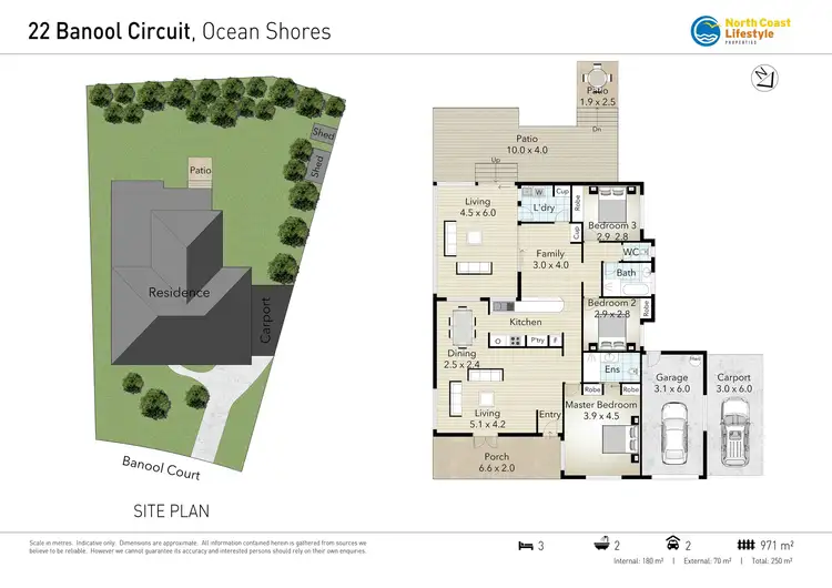 Floorplan of Homely house listing, 22 Banool Circuit, Ocean Shores NSW 2483