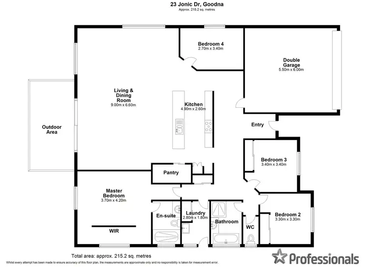 Floorplan of Homely house listing, 23 Jonic Drive, Goodna QLD 4300