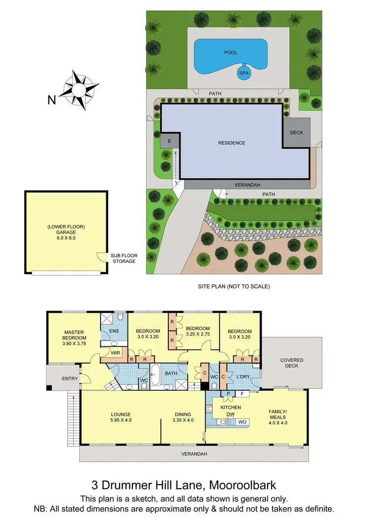 Floorplan of Homely house listing, 3 Drummer Hill Lane, Mooroolbark VIC 3138