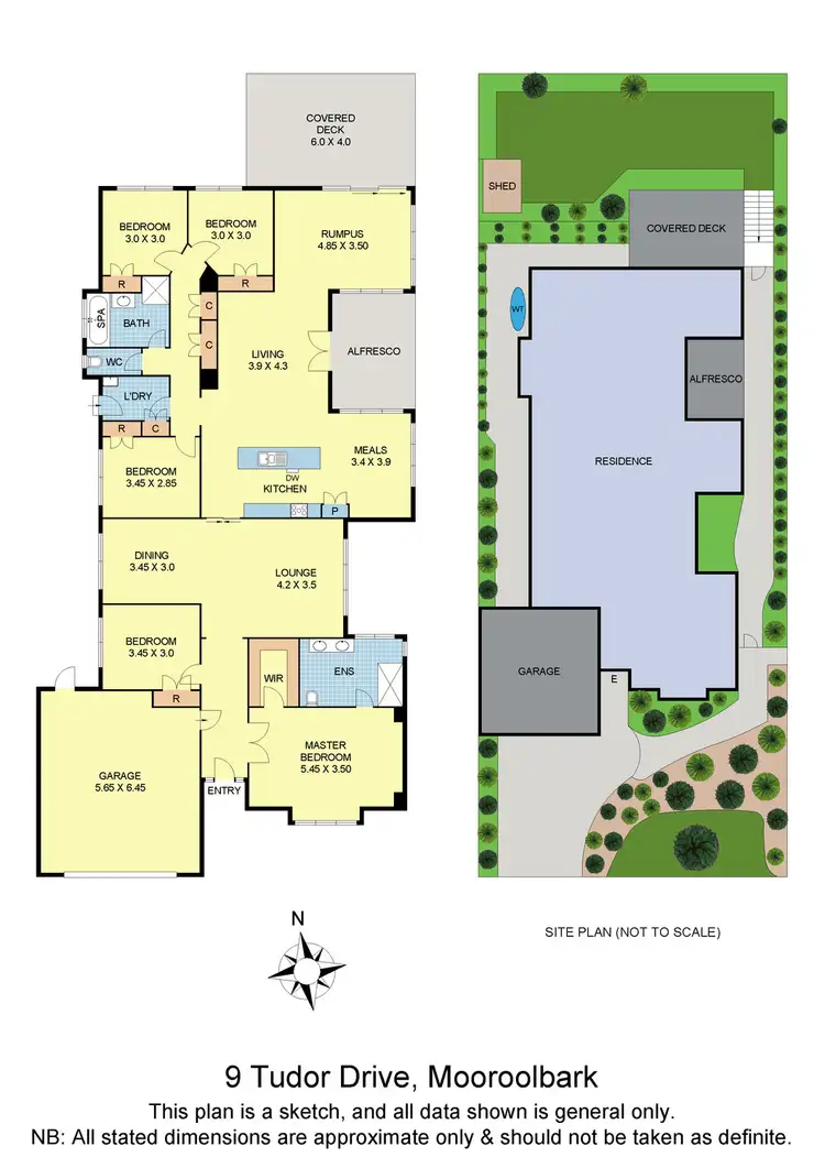 Floorplan of Homely house listing, 9 Tudor Drive, Mooroolbark VIC 3138