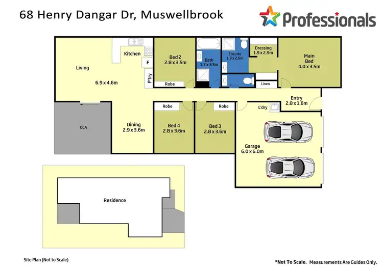 Floorplan of Homely house listing, 68 Henry Dangar Drive, Muswellbrook NSW 2333
