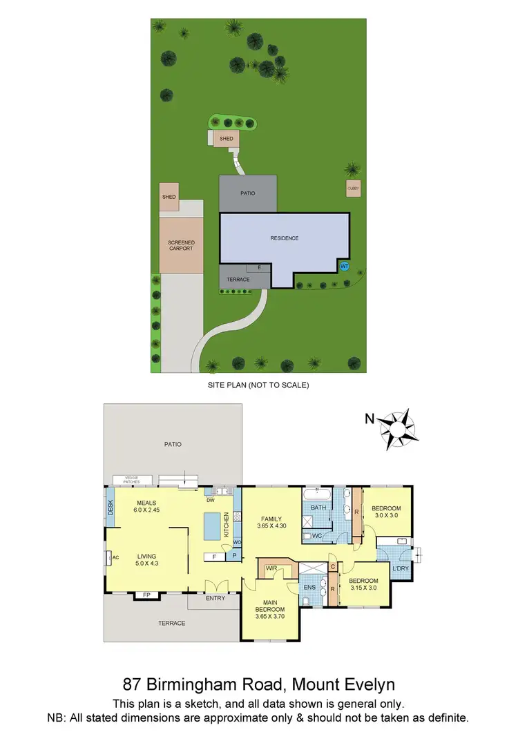 Floorplan of Homely house listing, 87 Birmingham Road, Mount Evelyn VIC 3796