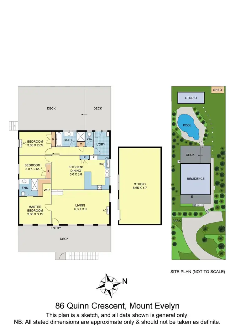 Floorplan of Homely house listing, 86 Quinn Crescent, Mount Evelyn VIC 3796