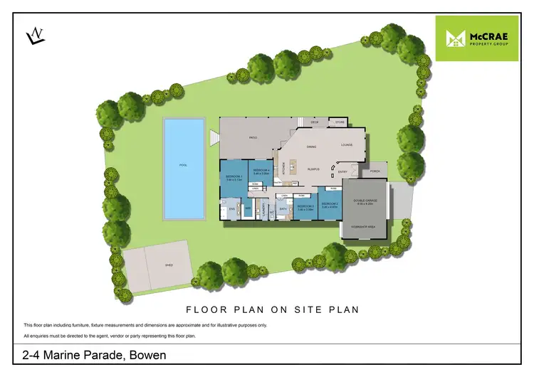 Floorplan of Homely house listing, 2-4 Marine Parade, Bowen QLD 4805