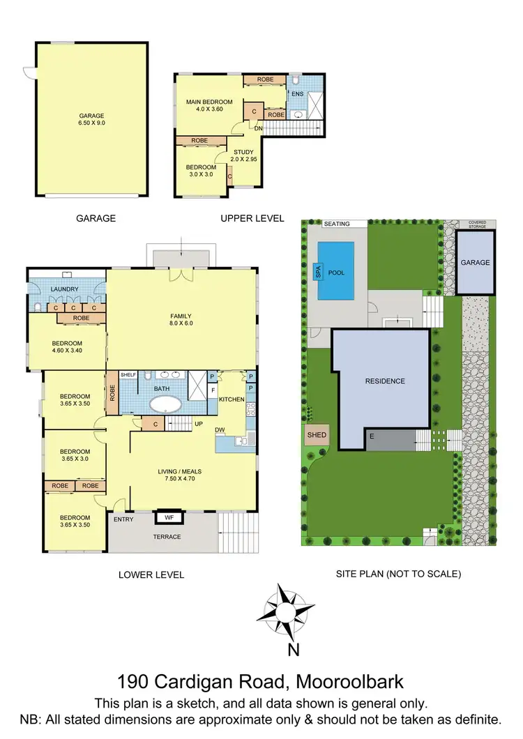 Floorplan of Homely house listing, 190 Cardigan Road, Mooroolbark VIC 3138