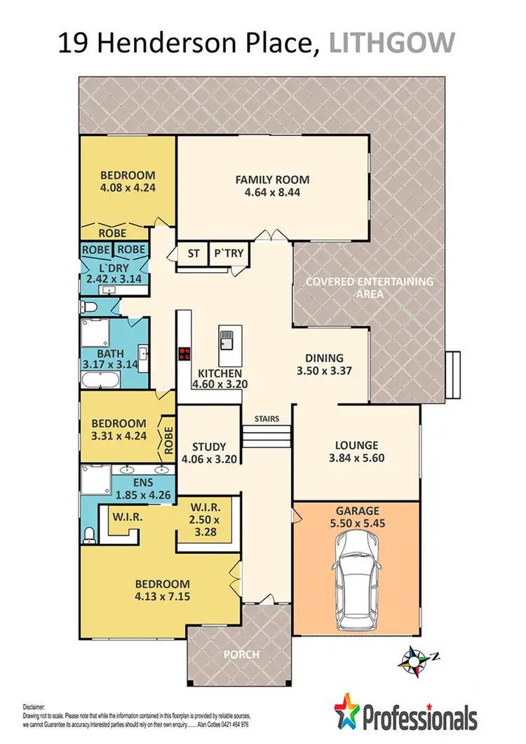 Floorplan of Homely house listing, 19 Henderson Place, Lithgow NSW 2790