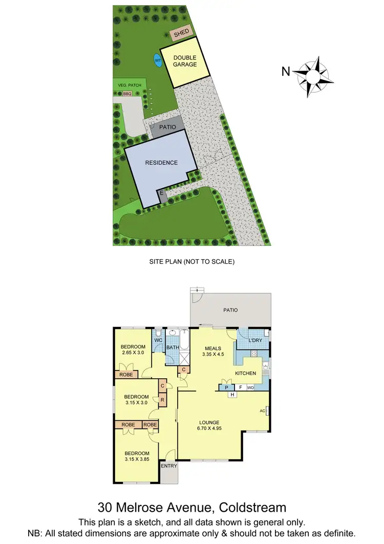 Floorplan of Homely house listing, 30 Melrose Avenue, Coldstream VIC 3770