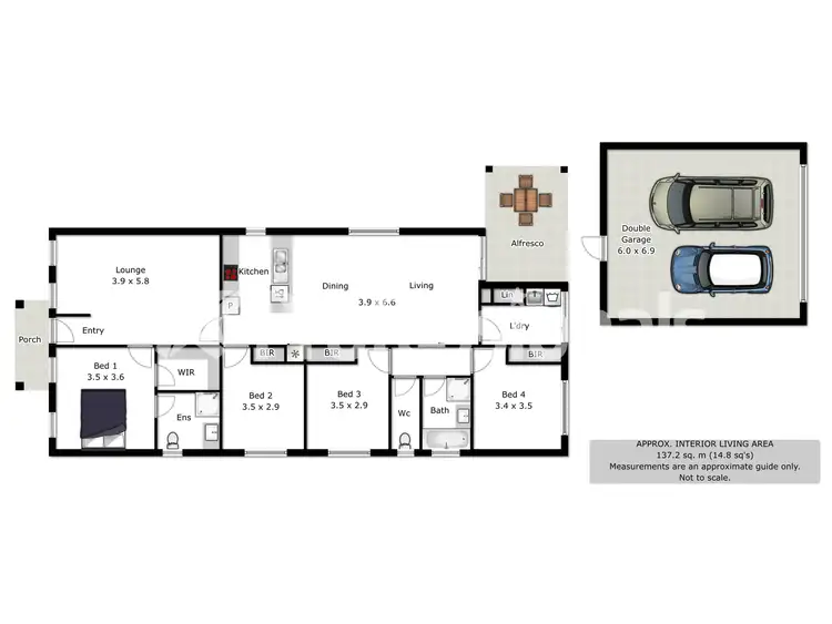 Floorplan of Homely house listing, 31 Kenna Street, Wodonga VIC 3690