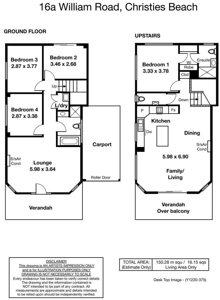 Floorplan of Homely house listing, 16A William Road, Christies Beach SA 5165