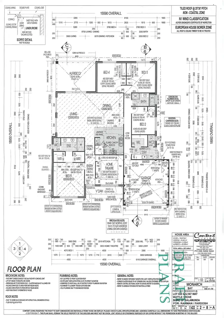 Floorplan of Homely house listing, 16 Balyat Way, Wattle Grove WA 6107