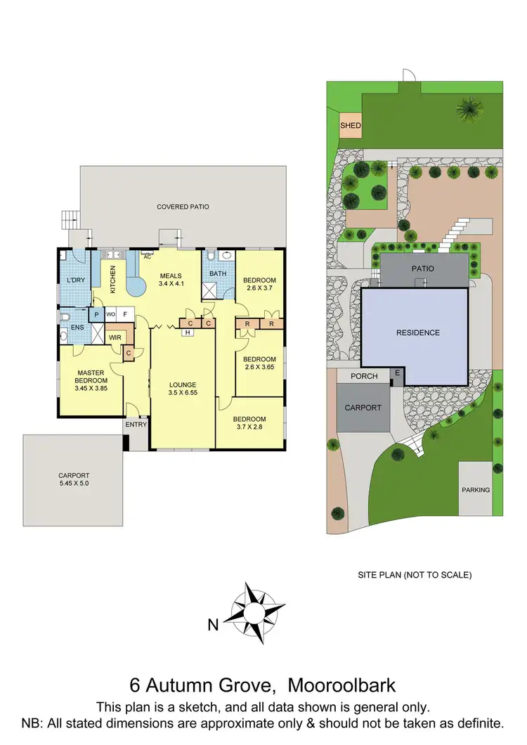Floorplan of Homely house listing, 6 Autumn Grove, Mooroolbark VIC 3138