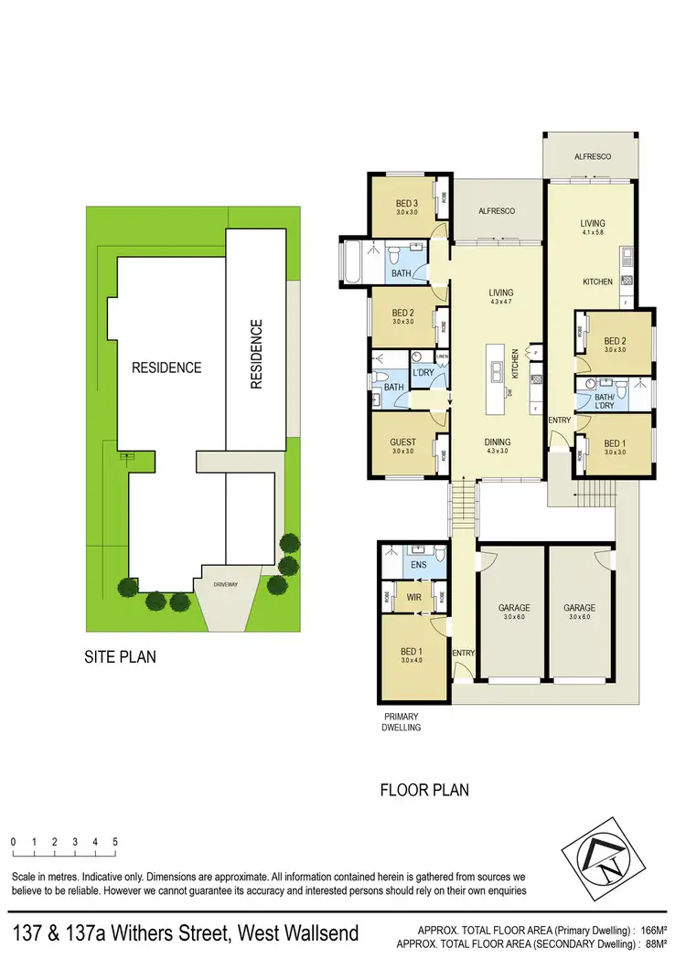 Floorplan of Homely house listing, 137 & 137a Withers Street, West Wallsend NSW 2286