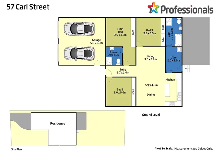 Floorplan of Homely house listing, 57 Carl Street, Muswellbrook NSW 2333