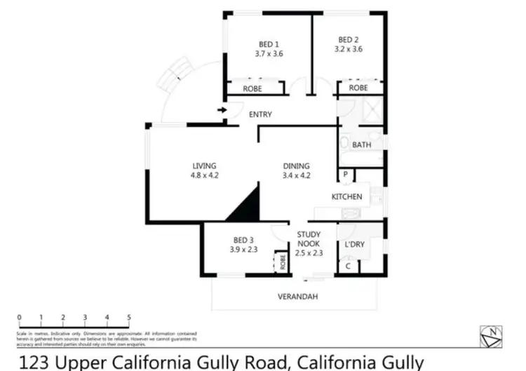 Floorplan of Homely house listing, 123 Upper California Gully Road, California Gully VIC 3556