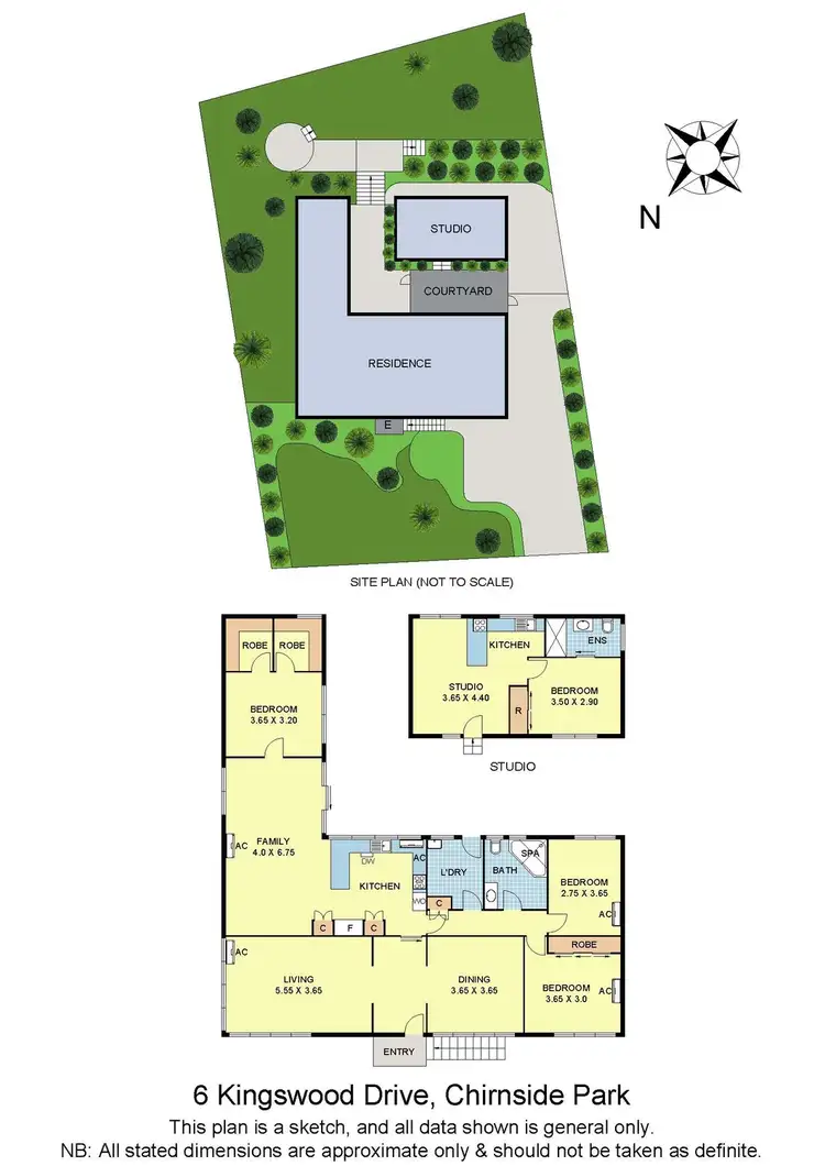 Floorplan of Homely house listing, 6 Kingswood Drive, Chirnside Park VIC 3116