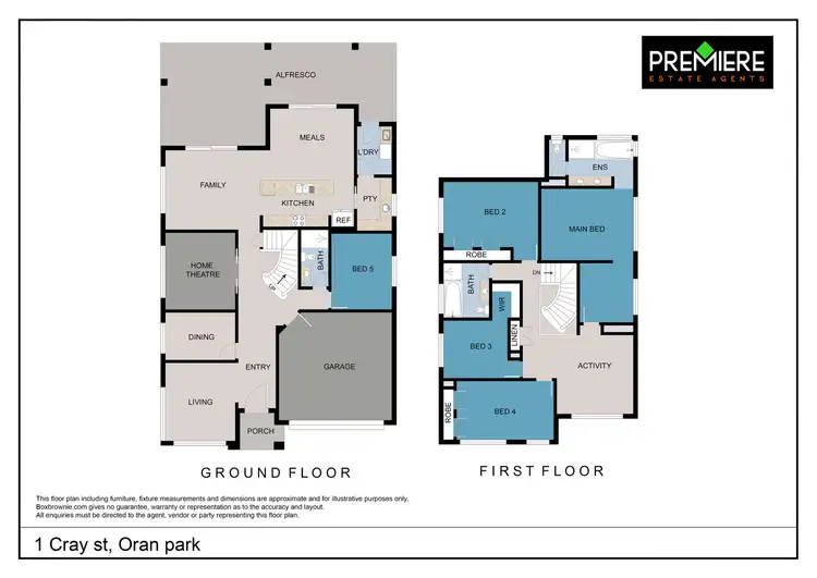 Floorplan of Homely house listing, 1 Cray Street, Oran Park NSW 2570