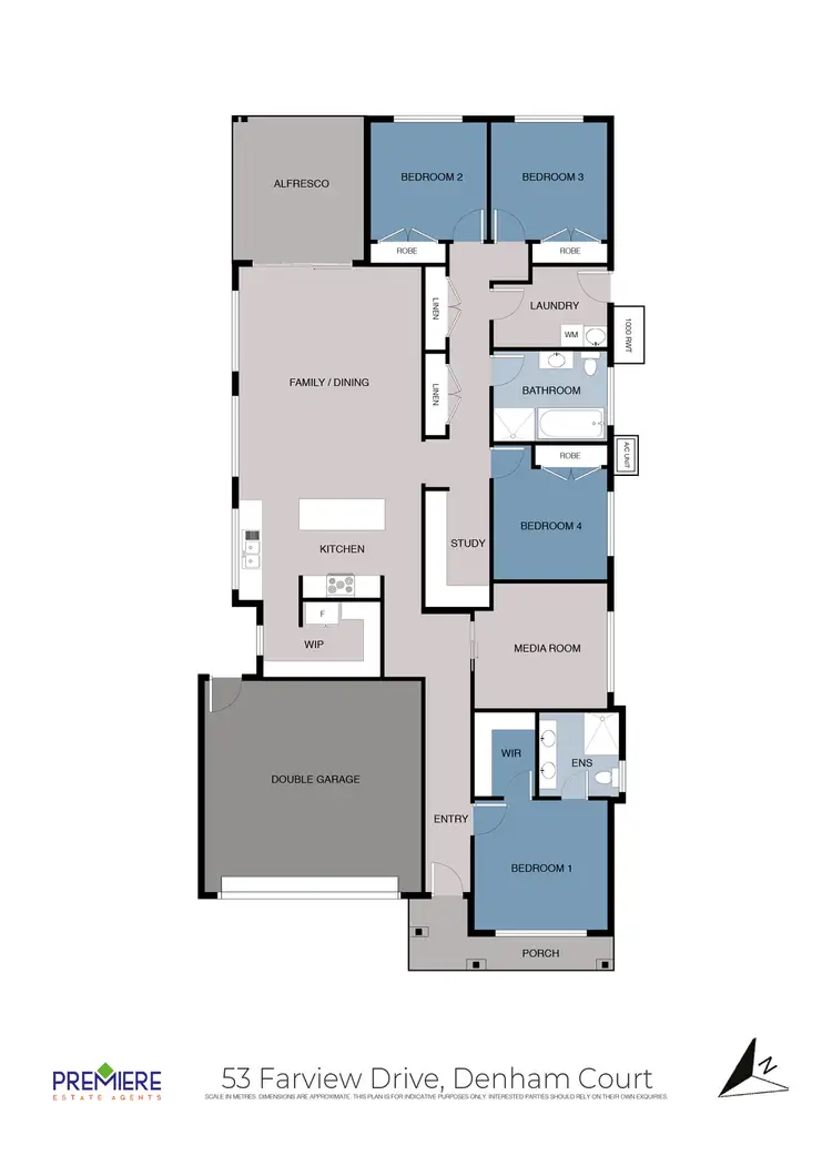 Floorplan of Homely house listing, 53 Farview Drive, Denham Court NSW 2565