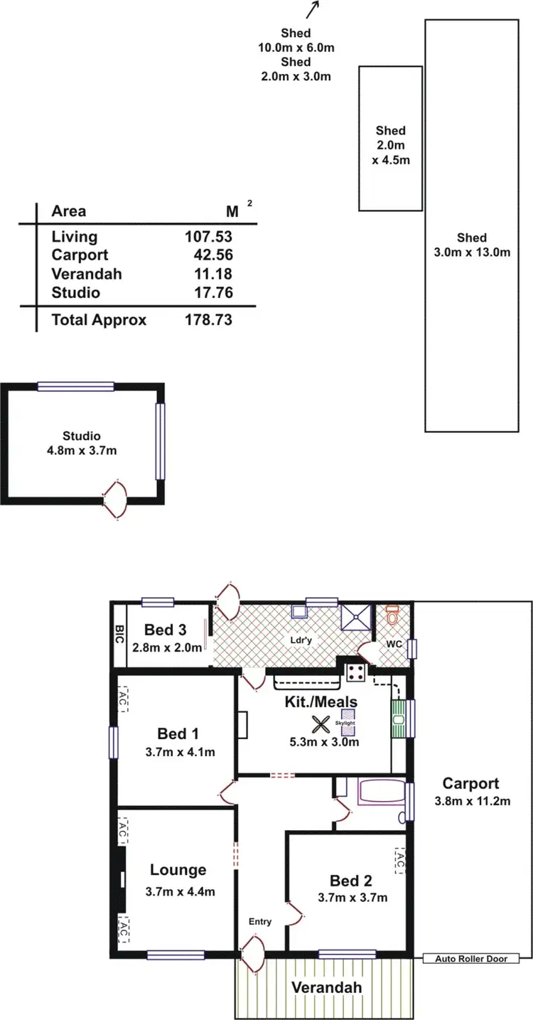 Floorplan of Homely house listing, 70 Lane Street, Richmond SA 5033