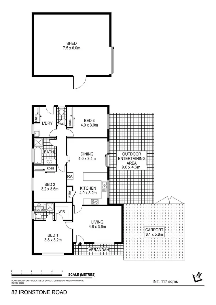 Floorplan of Homely house listing, 82 Ironstone Road, Epsom VIC 3551
