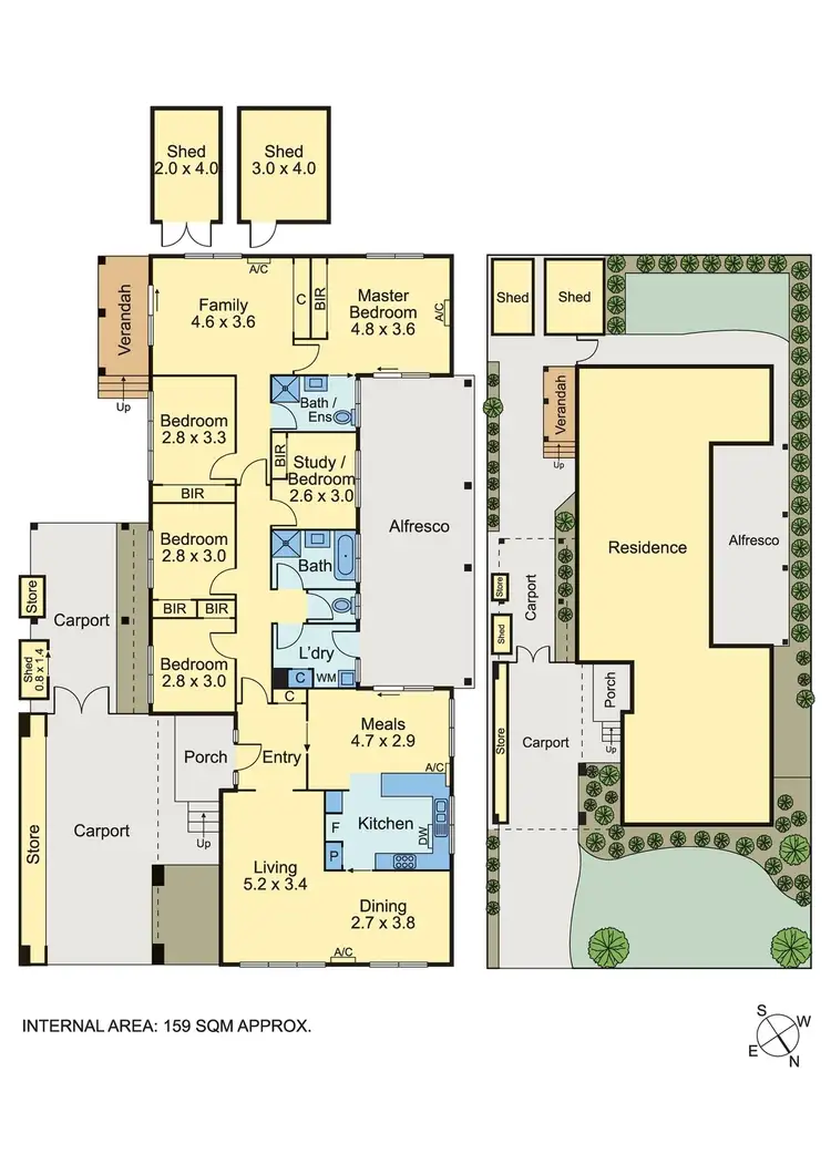 Floorplan of Homely house listing, 12 Tyloid Square, Wantirna VIC 3152