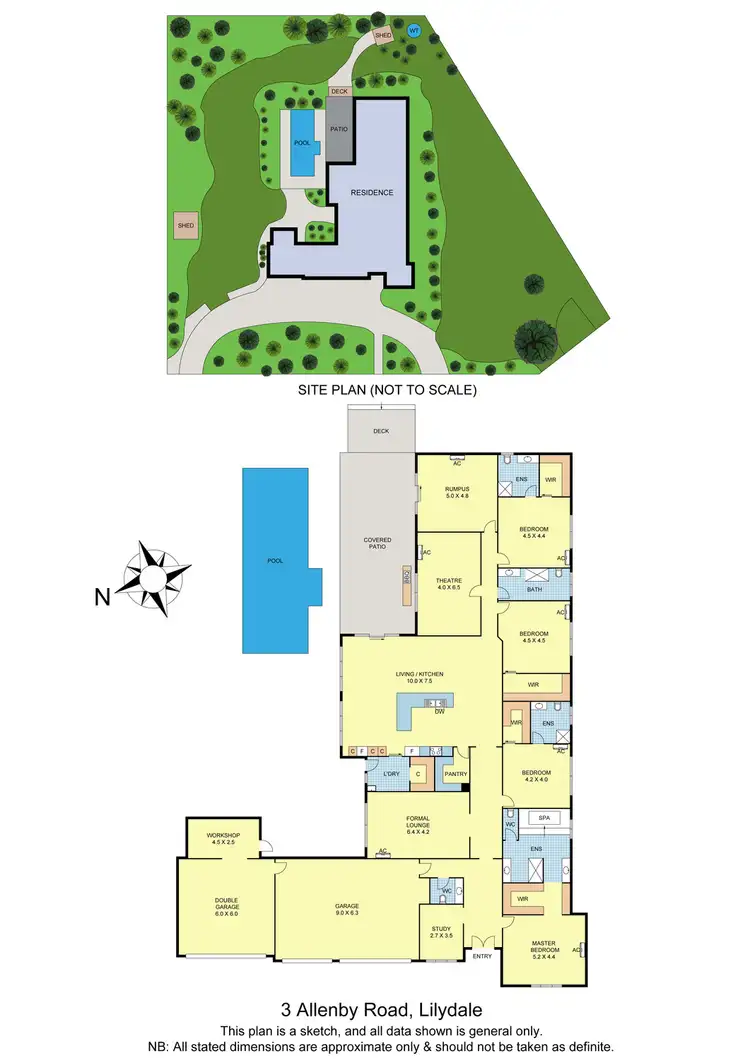 Floorplan of Homely house listing, 3 Allenby Road, Lilydale VIC 3140