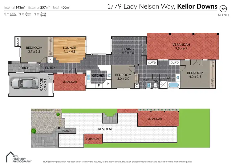 Floorplan of Homely house listing, 1/79 Lady Nelson Way, Keilor Downs VIC 3038
