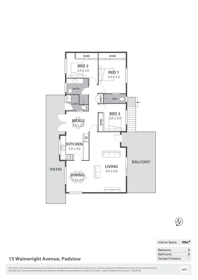 Floorplan of Homely house listing, 15 Wainwright Avenue, Padstow NSW 2211