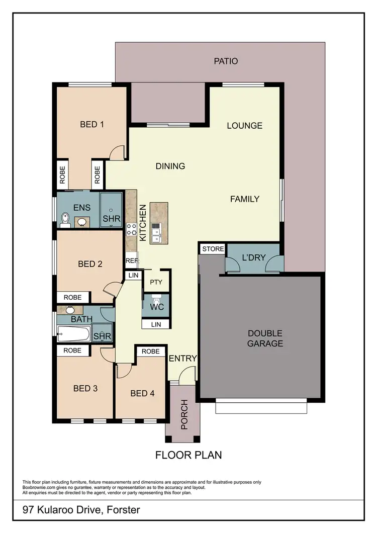 Floorplan of Homely house listing, 97 Kularoo Drive, Forster NSW 2428