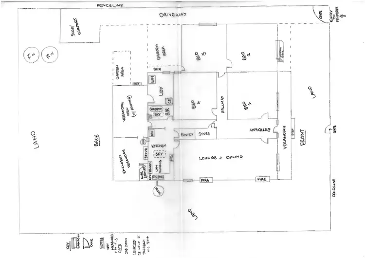 Floorplan of Homely house listing, 23 Wylie Street, Taggerty VIC 3714