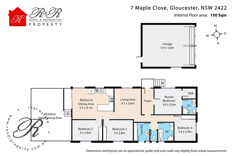 Floorplan of Homely house listing, 7 Maple Close, Gloucester NSW 2422