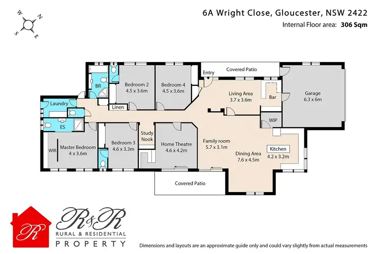 Floorplan of Homely house listing, 6A Wright Close, Gloucester NSW 2422