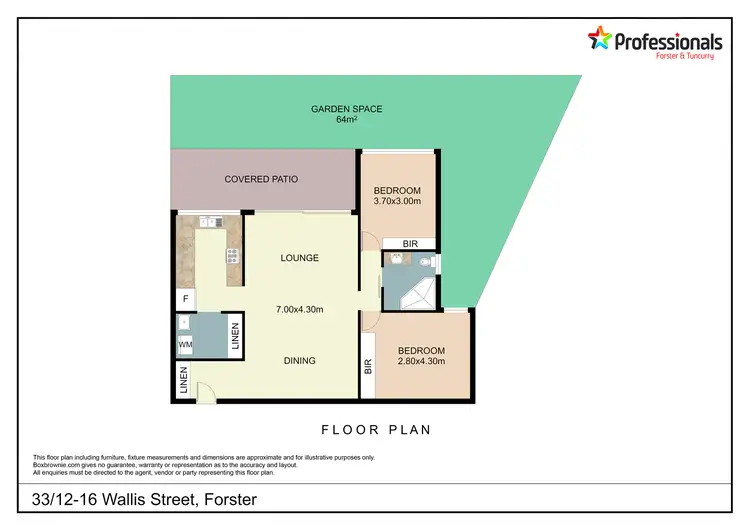 Floorplan of Homely unit listing, 33/12-16 Wallis Street, Forster NSW 2428