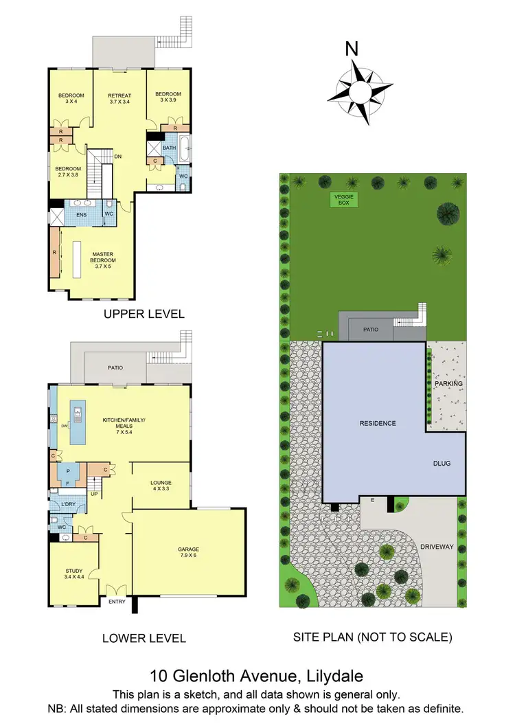 Floorplan of Homely house listing, 10 Glenloth Avenue, Lilydale VIC 3140