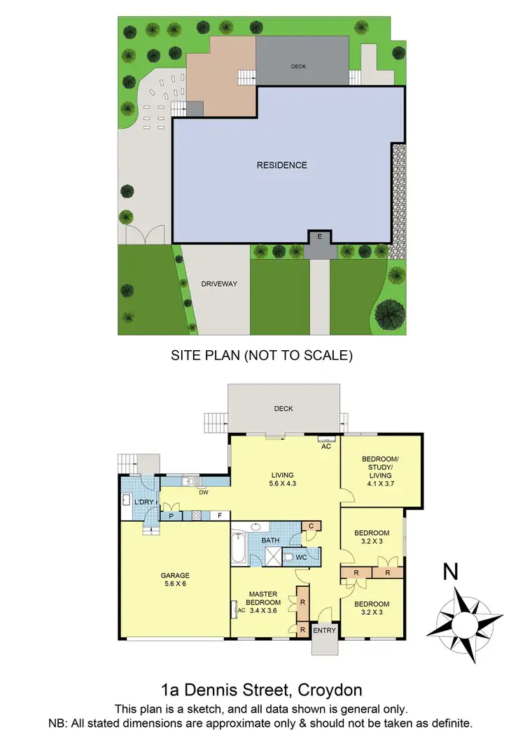Floorplan of Homely house listing, 1a Dennis Street, Croydon VIC 3136