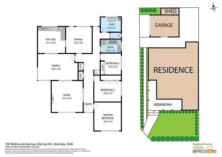 Floorplan of Homely house listing, 100 Melbourne Avenue, Glenroy VIC 3046